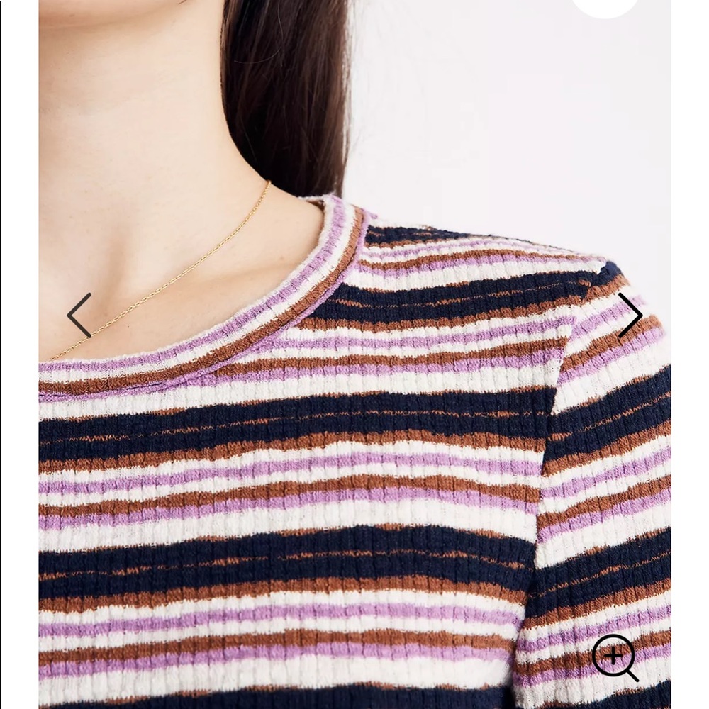 Madewell Elsie Striped Long Sleeve - Picture 2 of 9